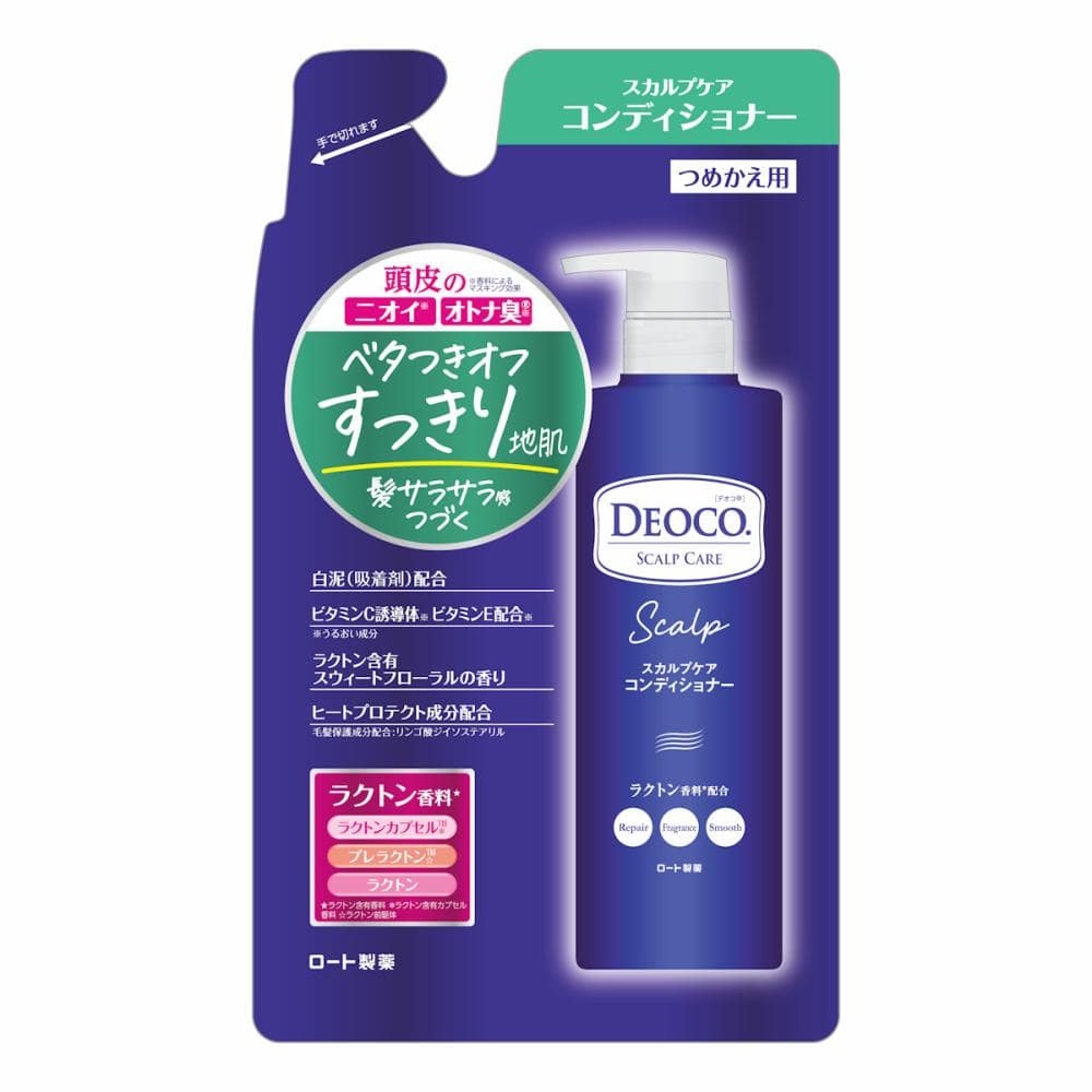 ロート製薬 デオコ スカルプケアコンディショナー 詰替用 370mL