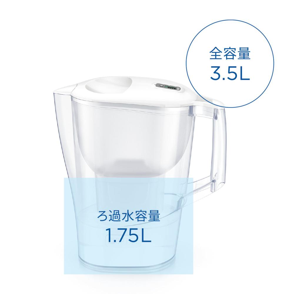 ＢＲＩＴＡ　ブリタ　ポット型浄水器　アルーナＸＬ　マクストラプロカートリッジ１個付き