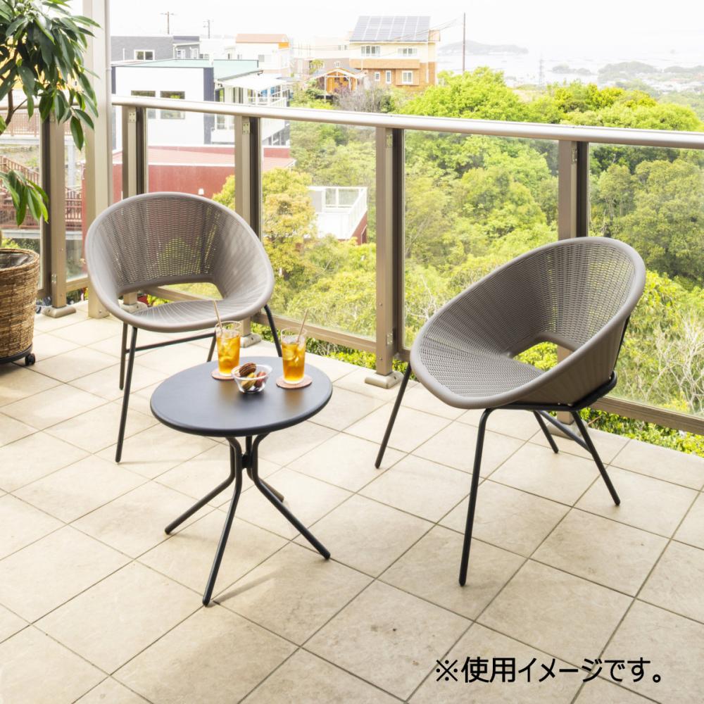 テラステーブル＆チェア タカショー Enza テラステーブル＆チェアー3点セット