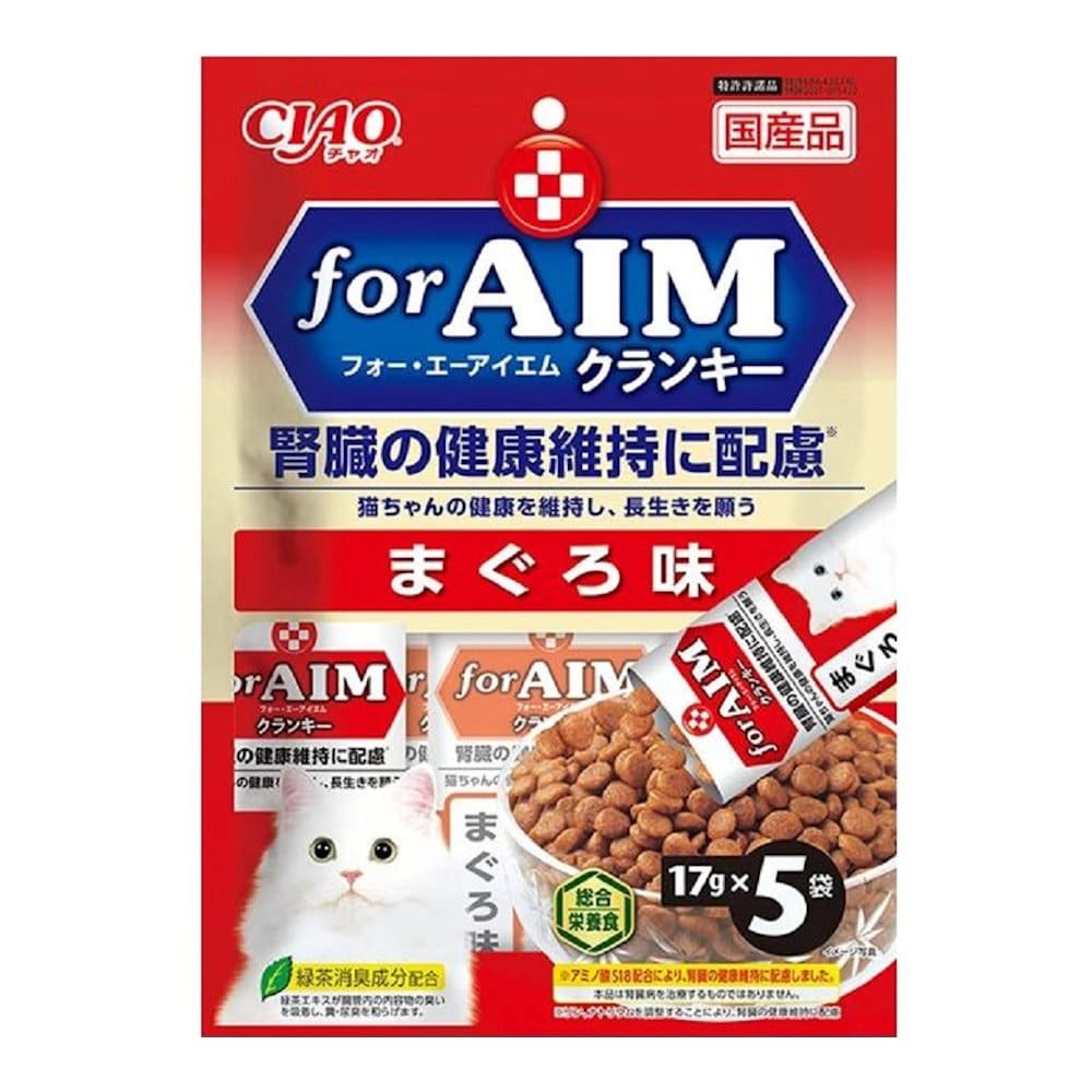 ｆｏｒ　ＡＩＭクランキー　まぐろ味　１７ｇ×５袋