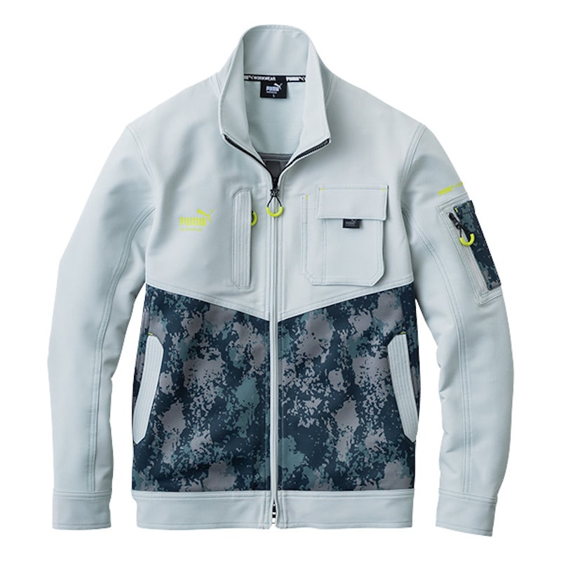 PUMA ワークジャケット PW-3011A シルバー L 作業ウェアPUMA