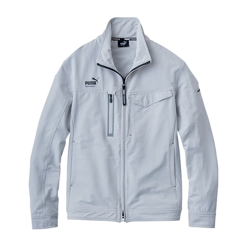 PUMA ワークジャケット PW-3021A シルバー L 作業ウェアPUMA
