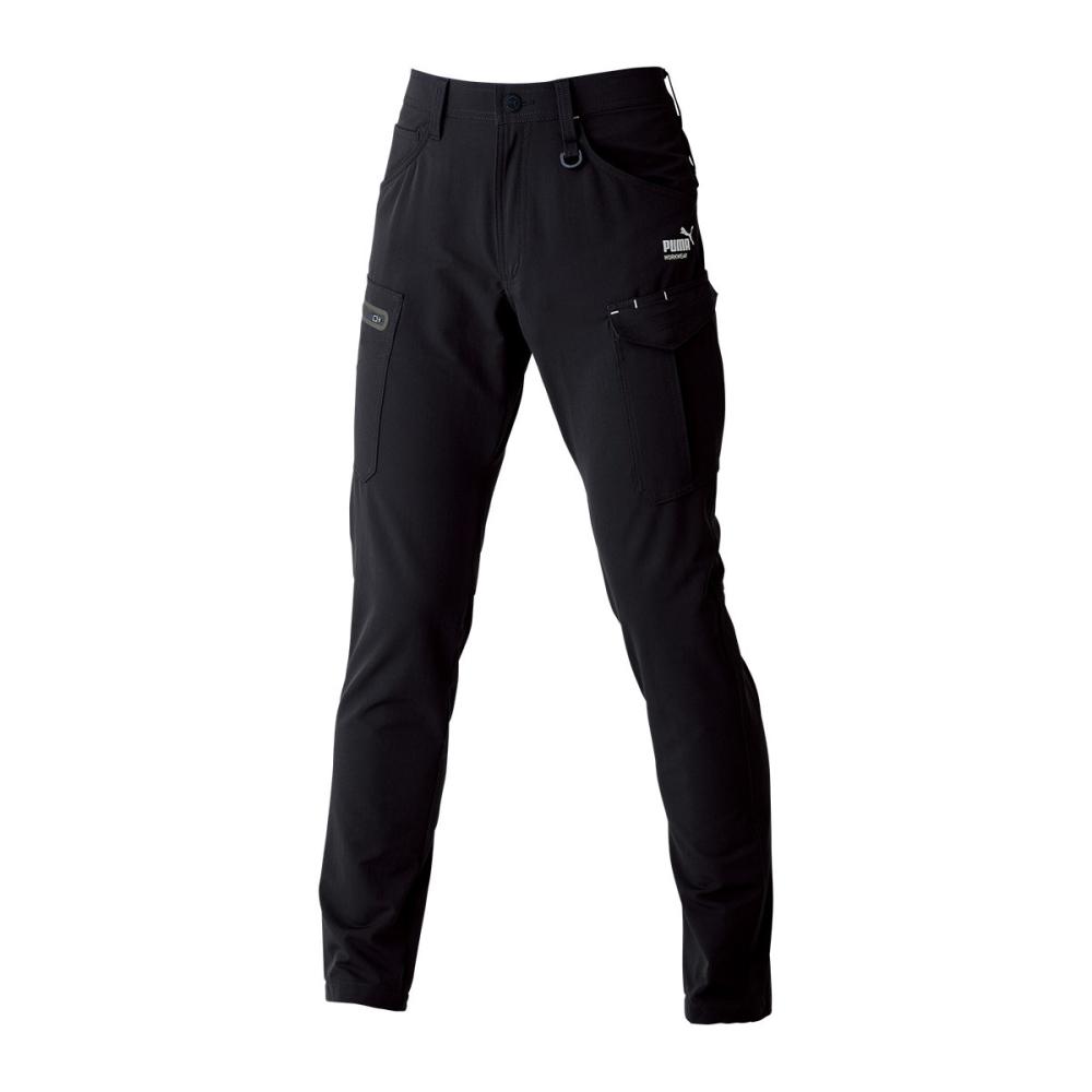 ＰＵＭＡ　カーゴパンツ　ＰＷ－３０２５Ａ　ブラック　Ｓ　作業ウェアＰＵＭＡ