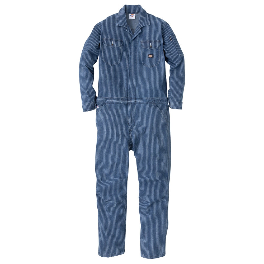 ディッキーズ ストレッチウォバッシュ つなぎ ライトインディゴ 3XL D696