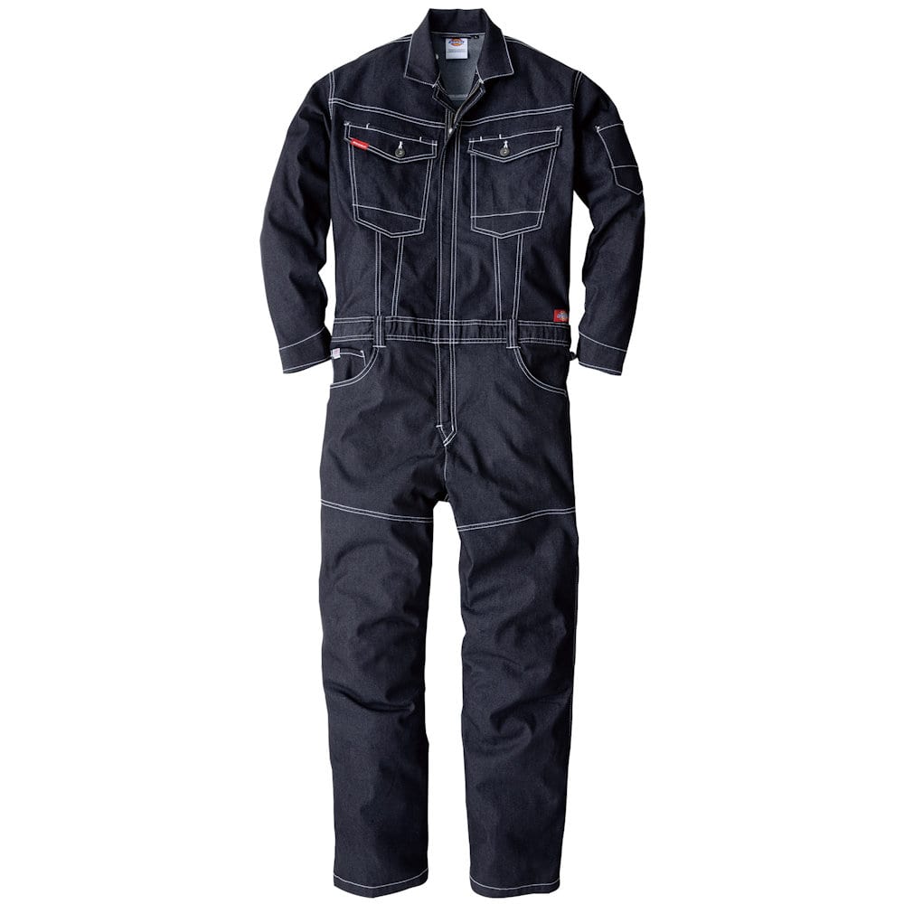 Dickies ディッキーズ つなぎ オールイン 白紺 5L 046-d766-01.jpg