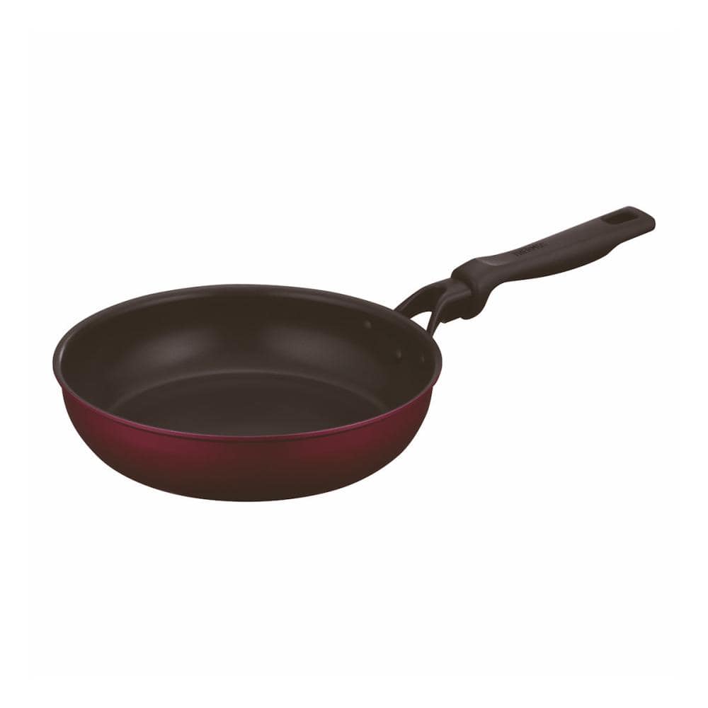 サーモス　デュラブルシリーズ　ＩＨ対応フライパン　２４ｃｍ　レッド　ＫＦＭ－０２４　Ｒ