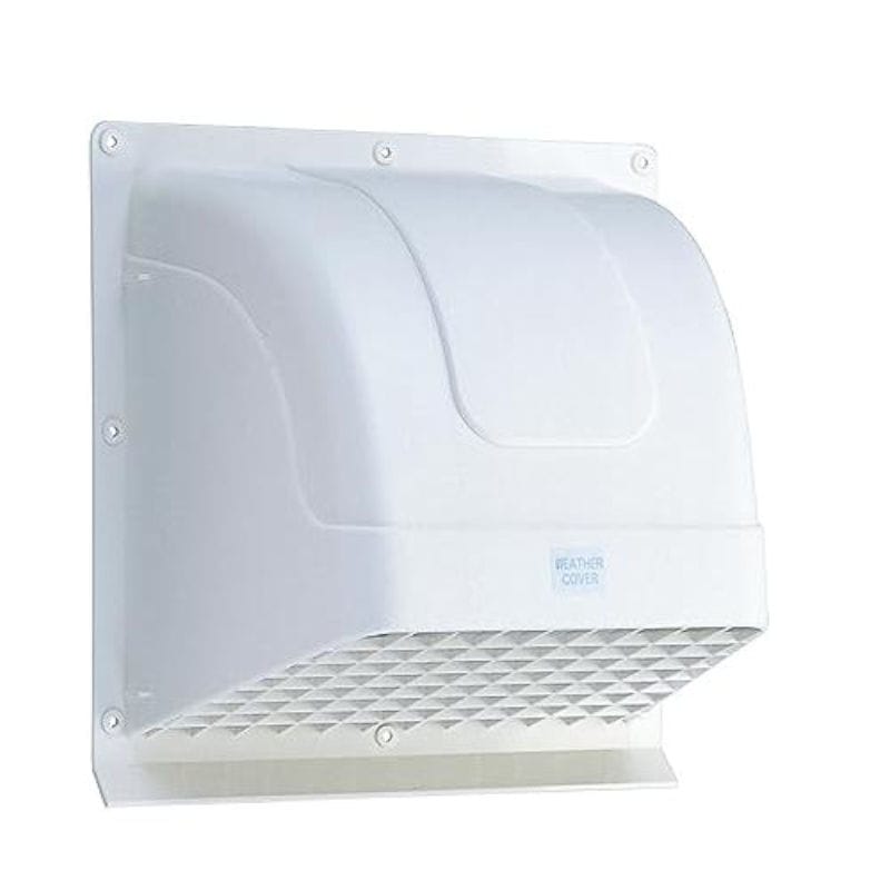 高須産業　格子付ウェザーカバー白２５ｃｍ用　ＷＫ－２５Ｗ