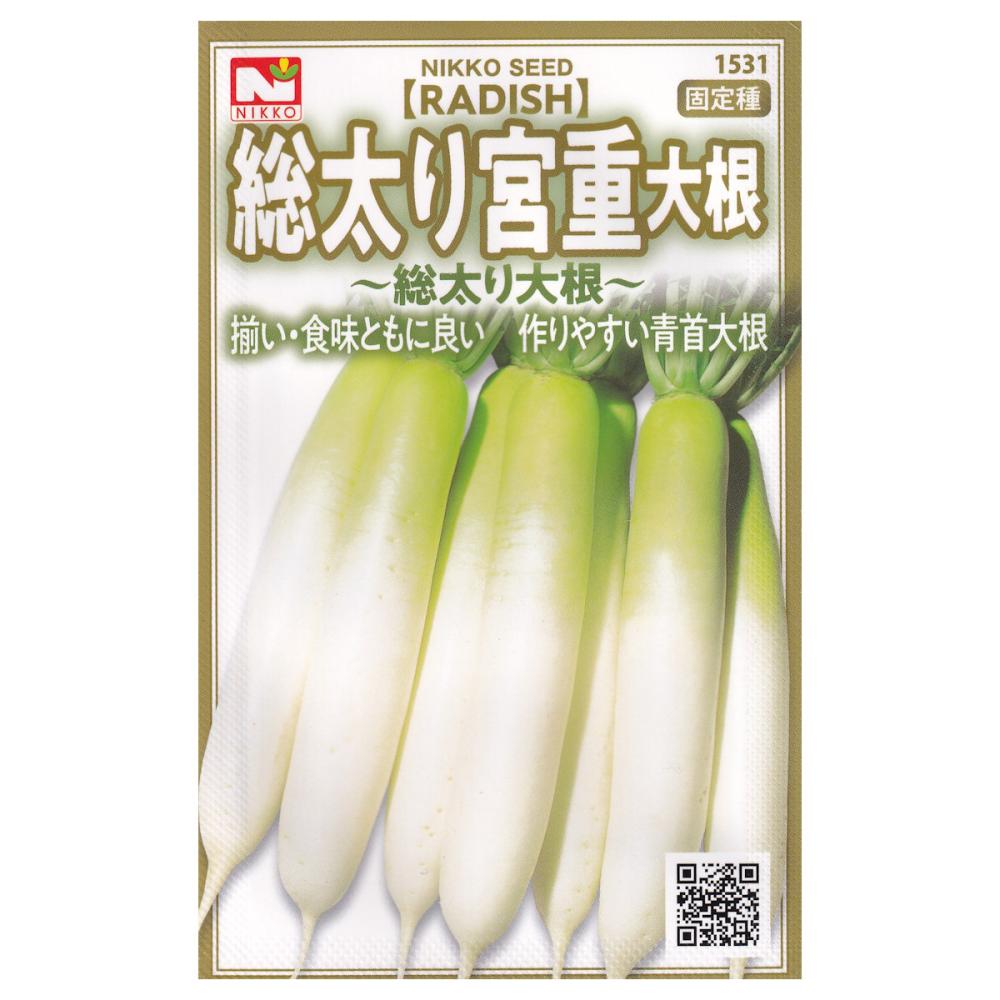 【宅配専用】　ダイコン種子　総太り宮重大根