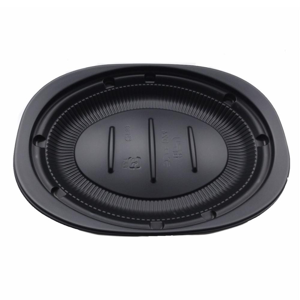 中央化学　パスタ容器　ＣＴ街デリ　ランチ　黒　本体　５０枚入り　Ｄ２４ＢＫ