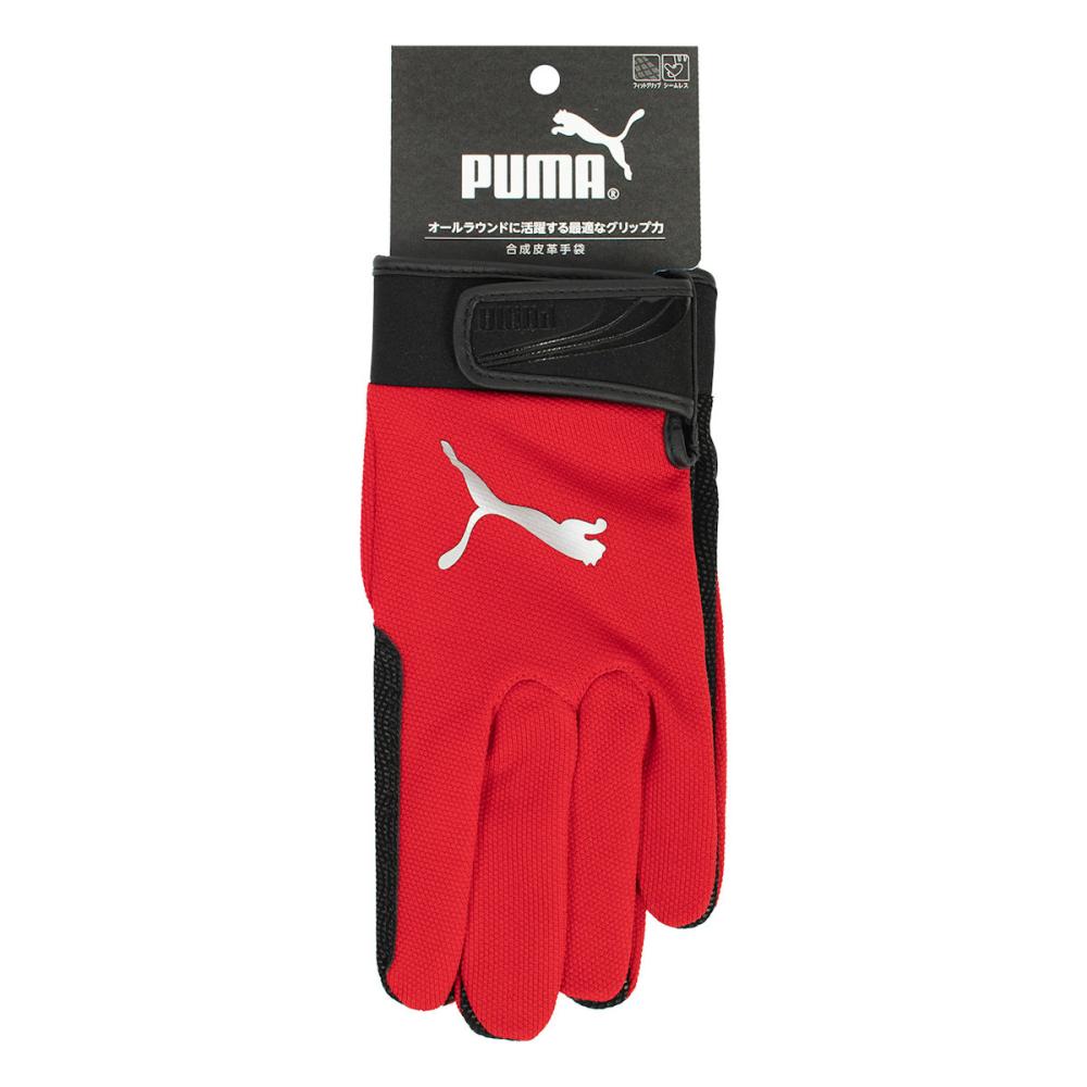 ＰＵＭＡ　合成皮革手袋　レッド　Ｍ　ＣＭ６００１