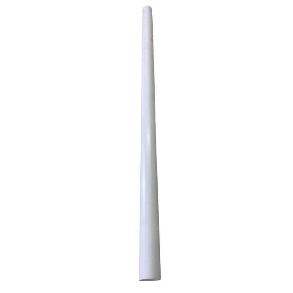 カーポート用雨どい　丸樋　ホワイト　直径４２ｍｍ×１ｍ　