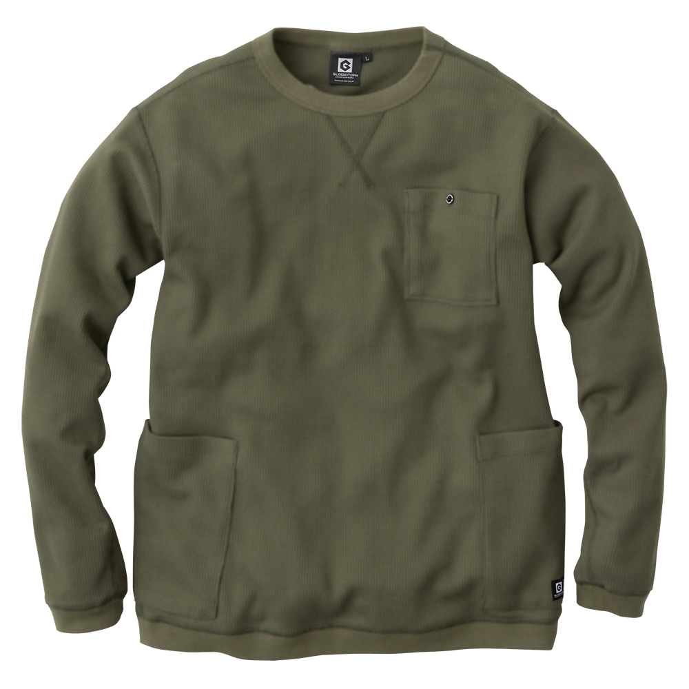 コーコス信岡　グラディエーター　５ポケット長袖Ｔシャツ　アーミー　３Ｌ　Ｇ－４３８