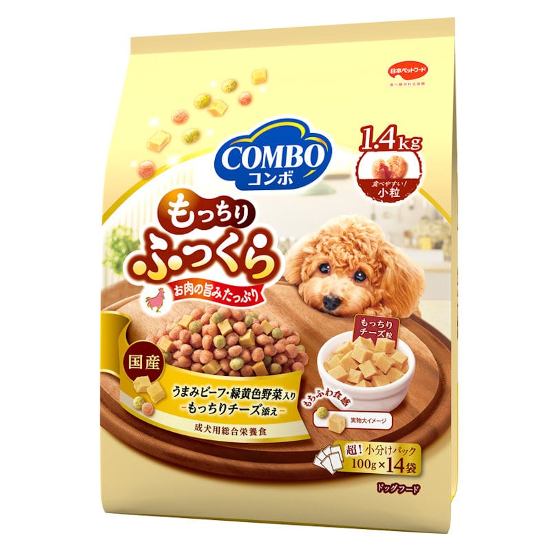 コンボ ドッグ もっちりふっくら うまみビーフ・もっちりチーズ添え 1.4kg