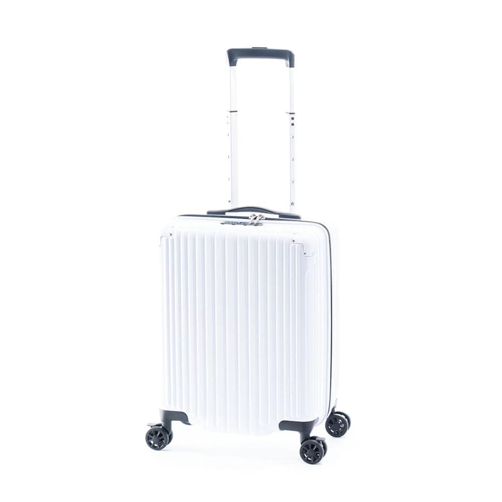 アジア・ラゲージ　ハードキャリー　ホワイト　ＭＡＸＳＴＯＰ－１８