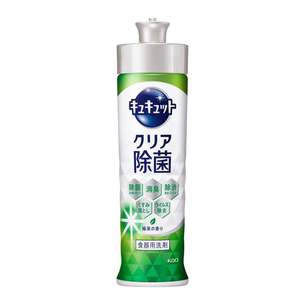 花王 キュキュット クリア除菌 緑茶 本体 220mL