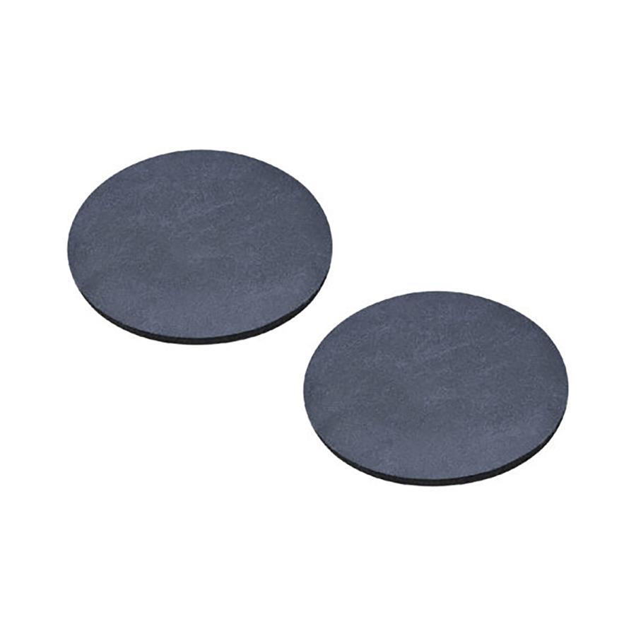 珪藻土コースター SEIWA ソフト珪藻土コースター 2枚入 グレー ドリンクポケット底