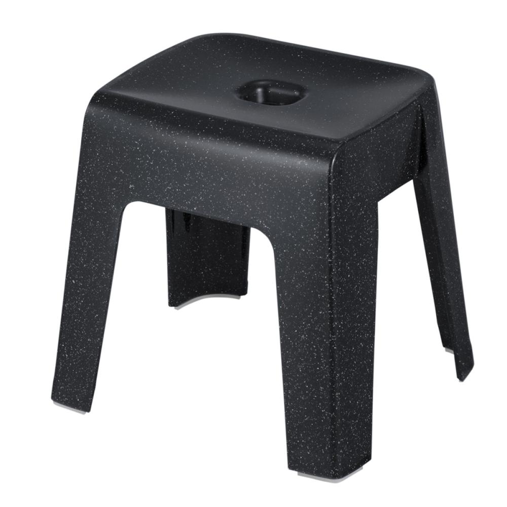 ユニード　マグネット付バスチェア　高さ３３ｃｍ　ブラックストーン　ＭＢ３３