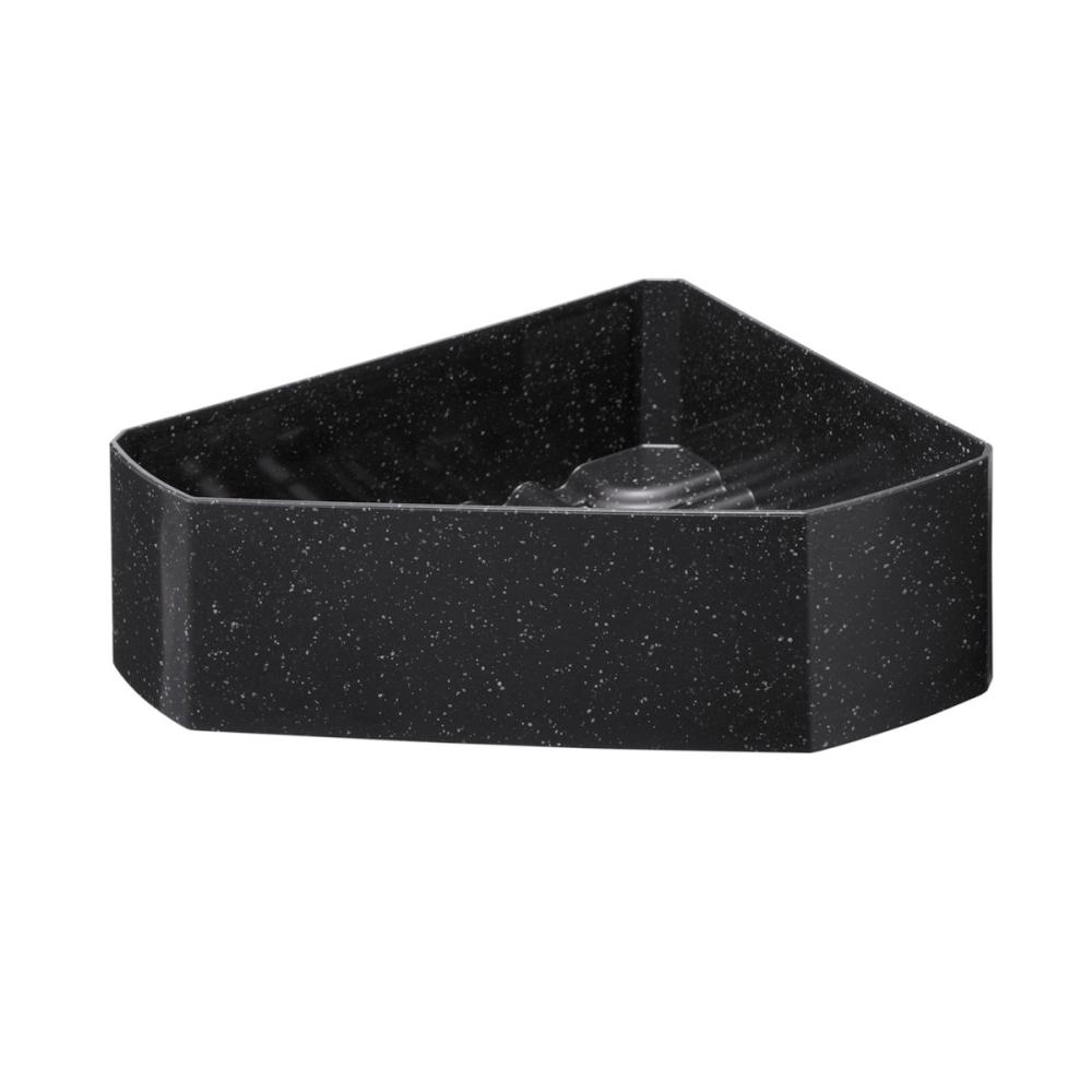 ユニード　マグネット付コーナーラック　フック付　ブラックストーン