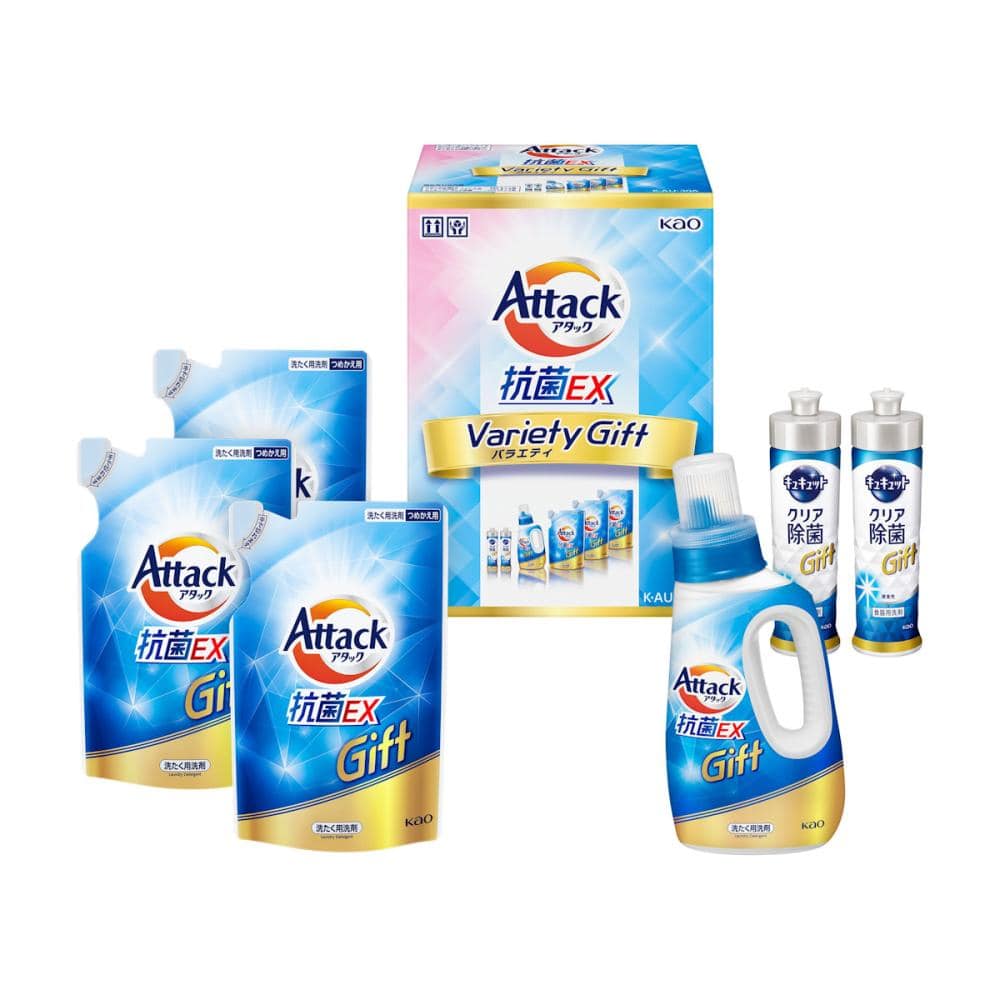 花王　アタック抗菌ＥＸ　バラエティーギフト　ＫＡＵ３０Ａ　３．５ｋｇ
