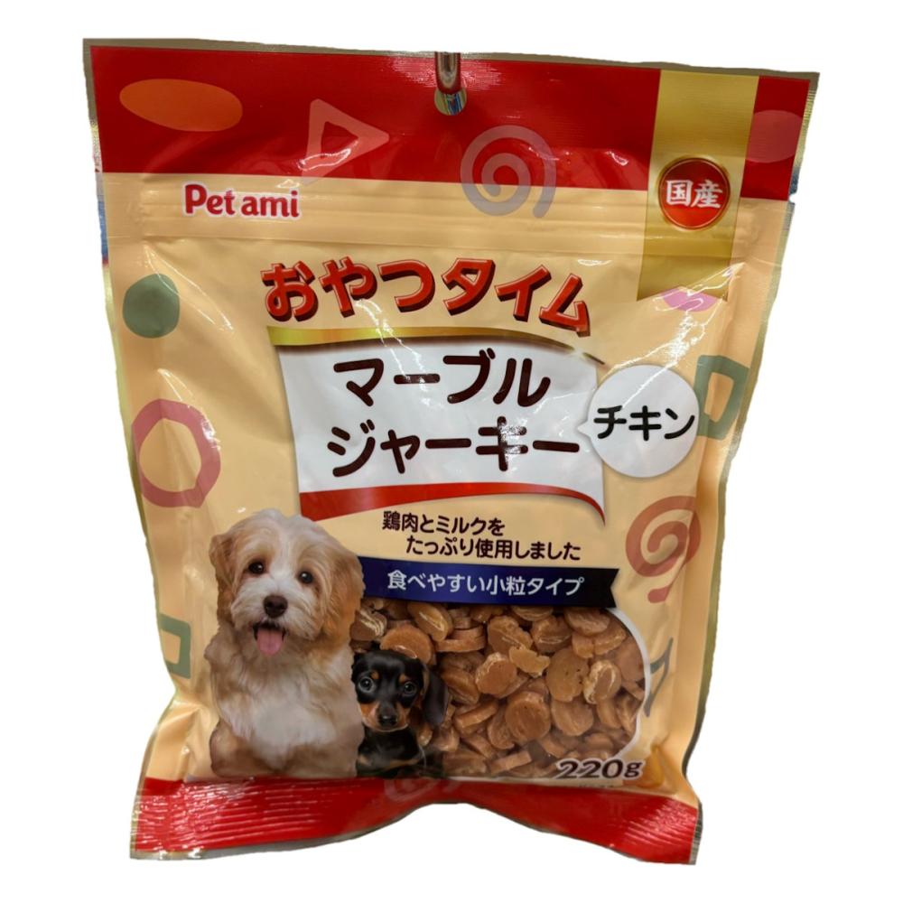 Petami 国産 マーブルジャーキー チキン 220g