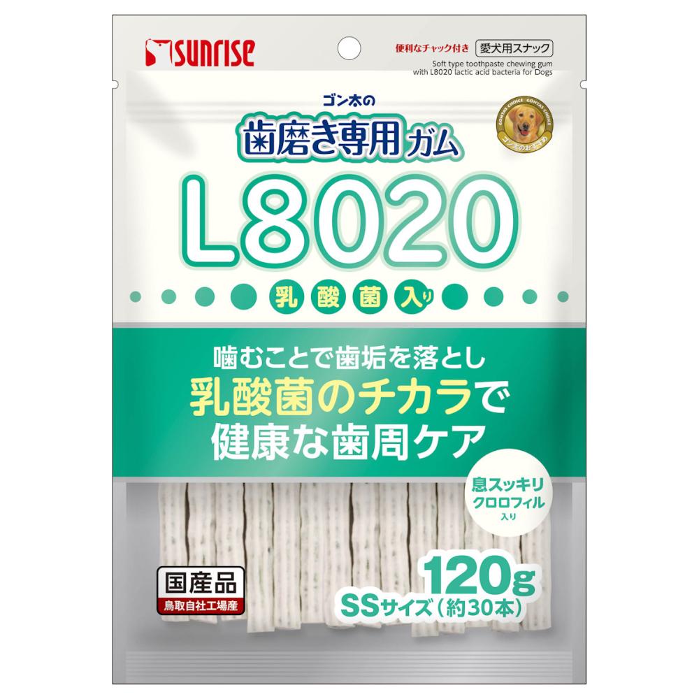 ひろさま ゴン太の歯磨き専用ガム SSサイズ L8020乳酸菌入り