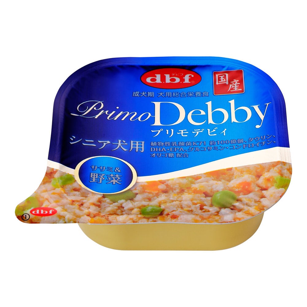 dbf プリモデビィ シニア犬用 ササミ&野菜 95g