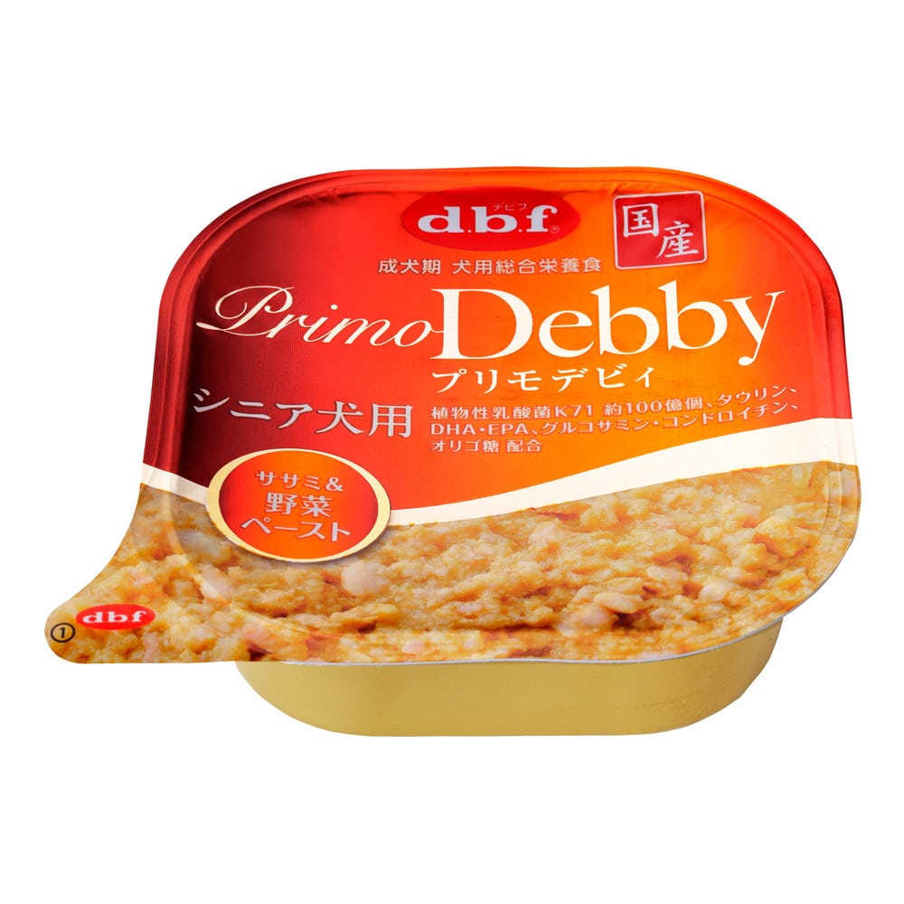 dbf プリモデビィ シニア犬用 ササミ＆野菜 95g の通販