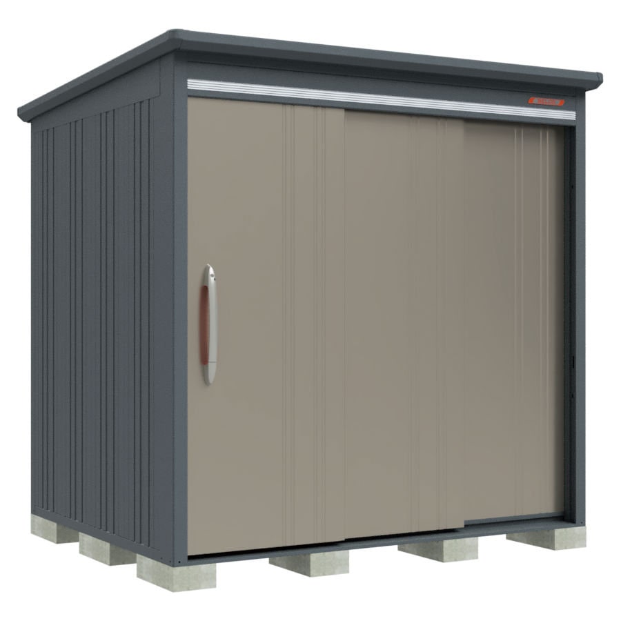 タクボ物置　ＢＥＬＯＳ　間口２１３×奥行１８０ｃｍ　棚なしタイプ　一般型・結露減少屋根　アンバーゴールド　Ｂ－Ｚ２１１８ＮＡＢ