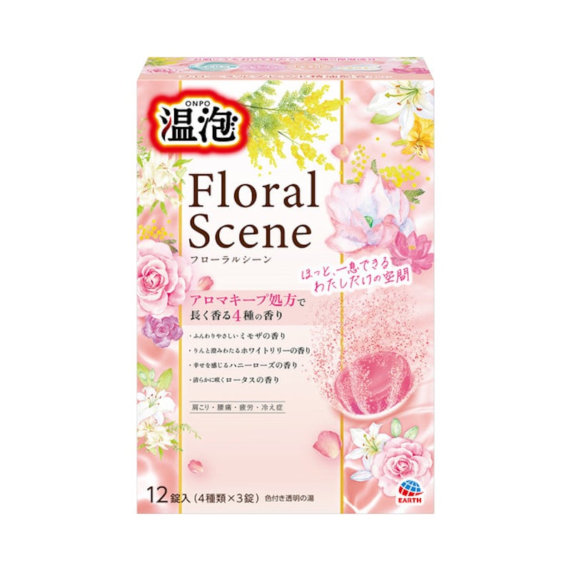 アース製薬 温泡 フローラルシーン 12錠