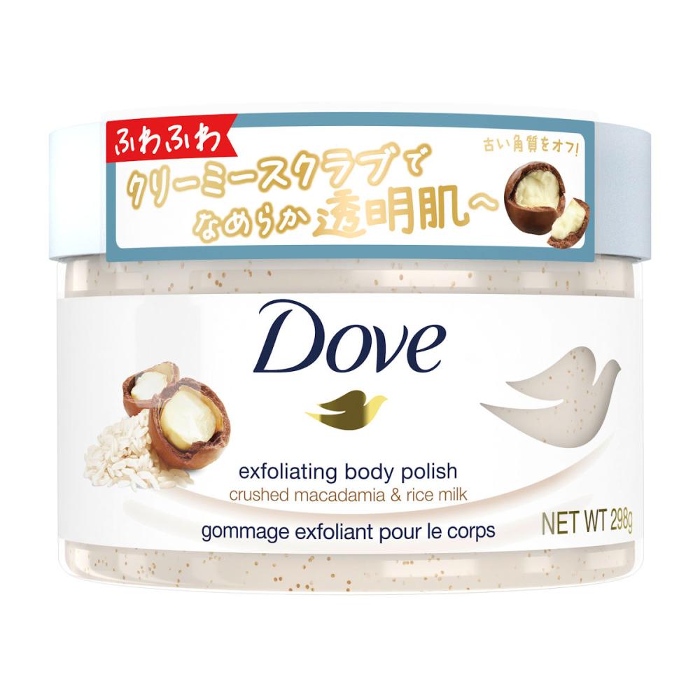 ユニリーバ ダヴ スクラブ マカダミア&ライスミルク 本体 298g