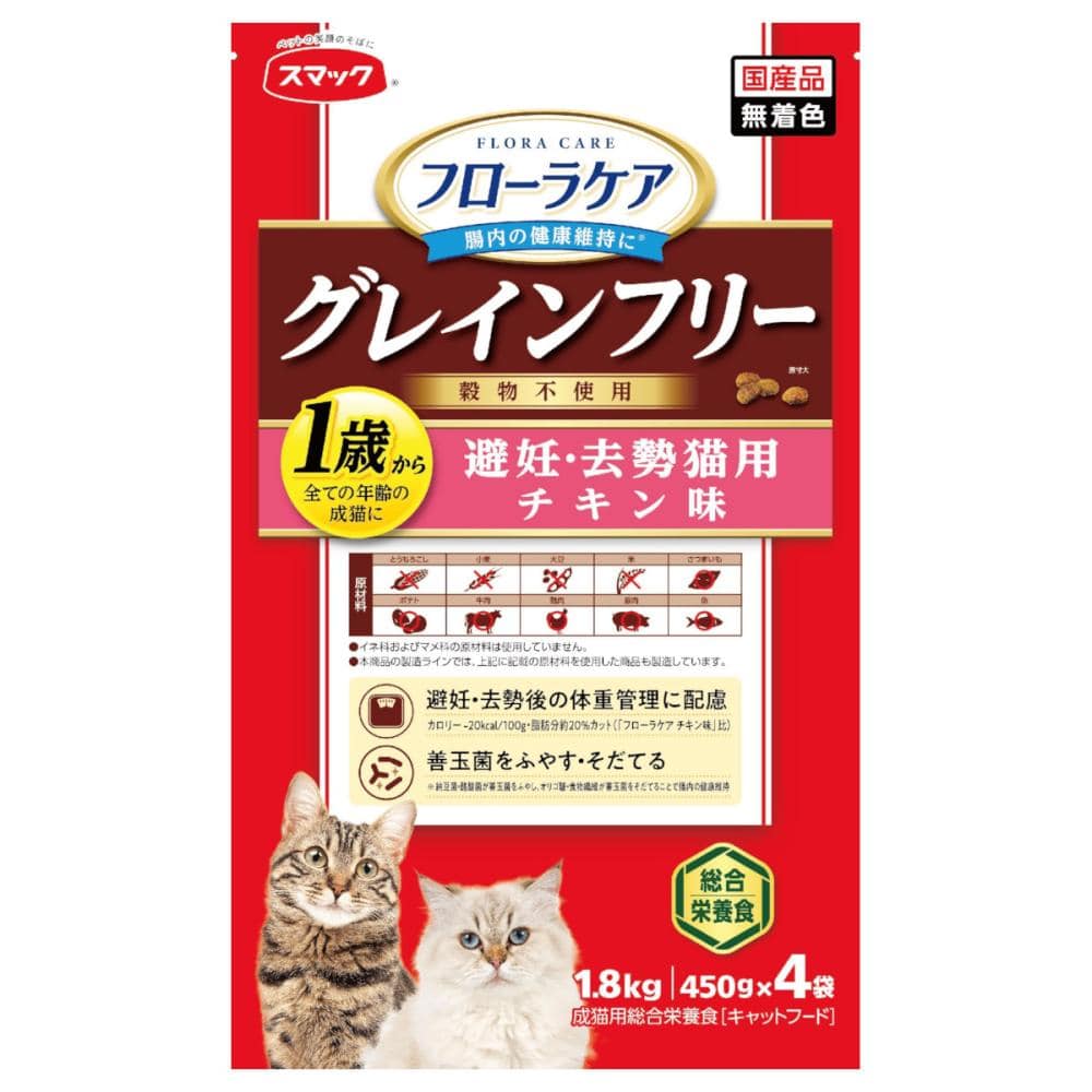 キャットスマック　8袋 キャットスマック 毛玉吐き戻し軽減 ( 1.8kg )/ : 爽快ドラッグ
