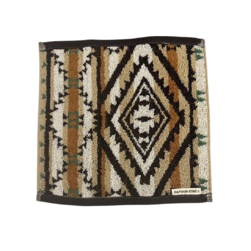 林　キャプテンスタッグ　タオルハンカチ　ブルー