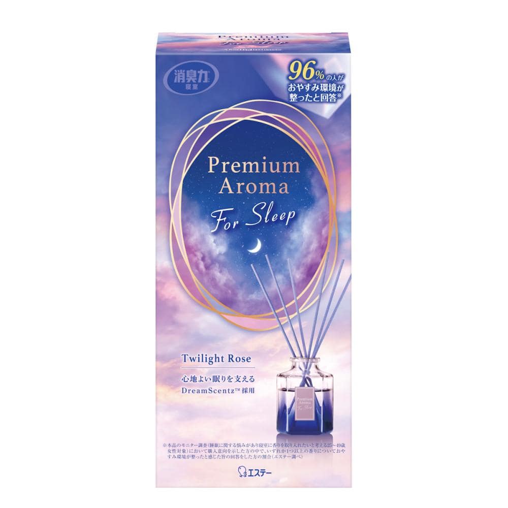 エステー　お部屋の消臭力　Ｐｒｅｍｉｕｍ　Ａｒｏｍａ　Ｆｏｒ　Ｓｌｅｅｐ　Ｓｔｉｃｋ　本体　トワイライトローズ　５０ｍＬ