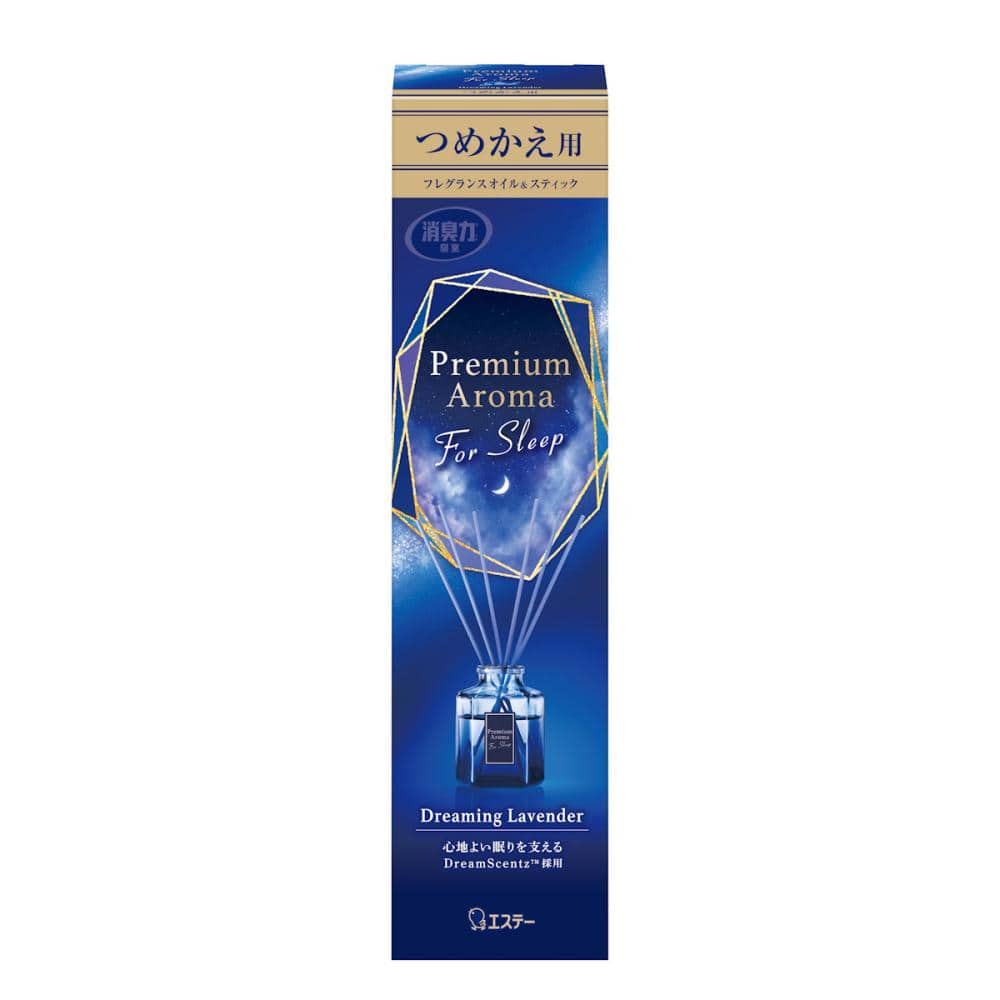 エステー お部屋の消臭力 Premium Aroma For Sleep Stick 詰替用 ヒーリングカモミール 50mL