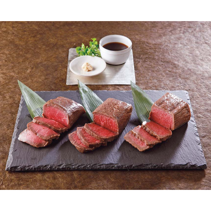 【２６年お中元】黒毛和牛ローストビーフ３種食べ比べＡ８－９【注文期限７月２９日】