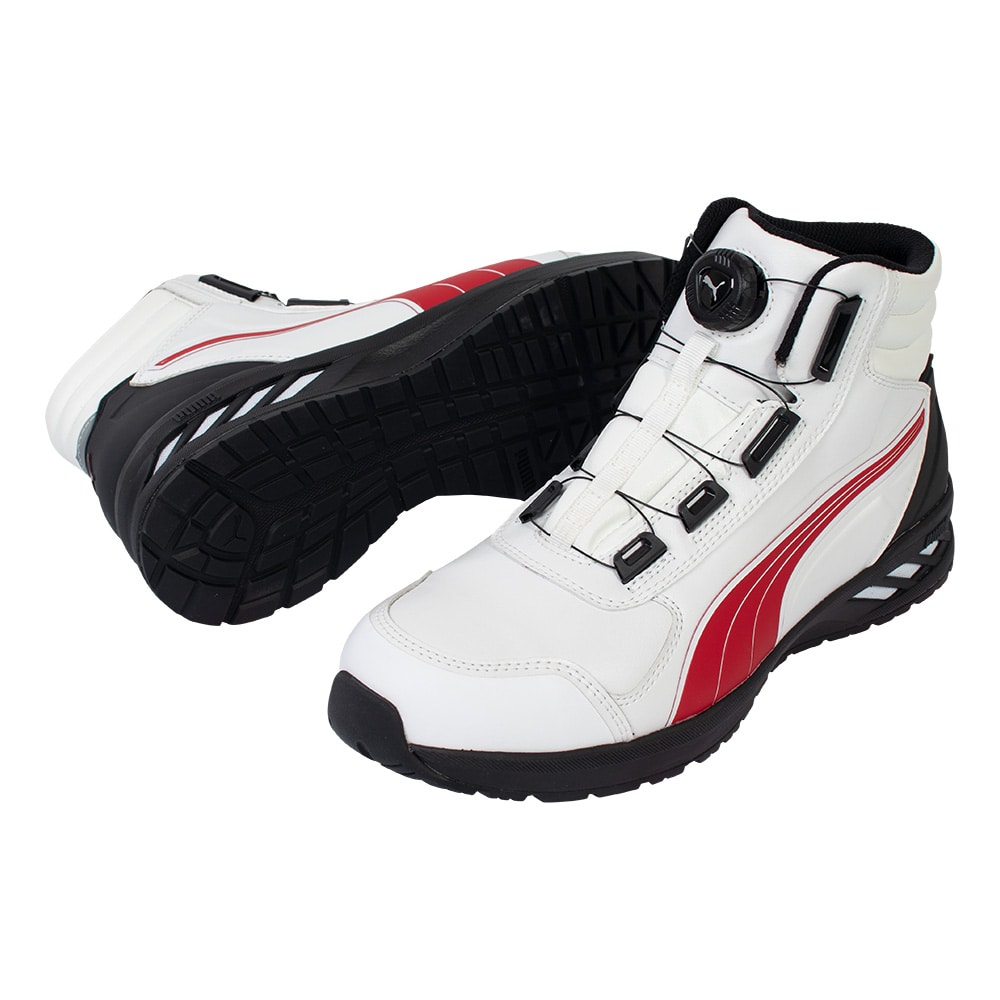 ＰＵＭＡ　プロテクティブスニーカー　アスレチック　ライダー２．０　ディスク　ミッド　ホワイト　２６．０ｃｍ　６３３５９