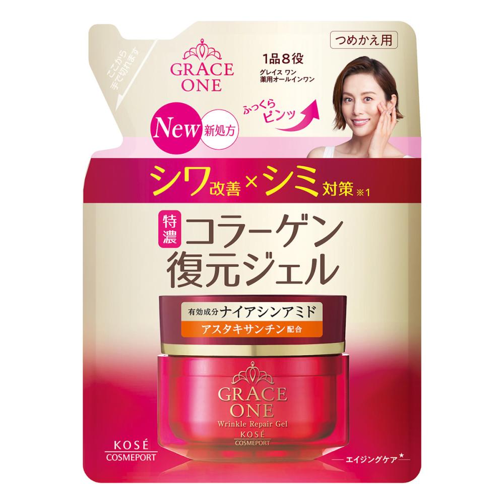コーセー　グレイスワン　薬用リンクル　リペアジェル　詰替用　９０ｇ