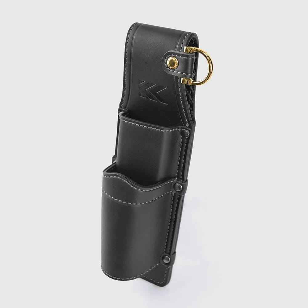 フジ矢 黒金 シノラチェホルダー2段 LIGHT PU LEATHER SERIES AH-42BG