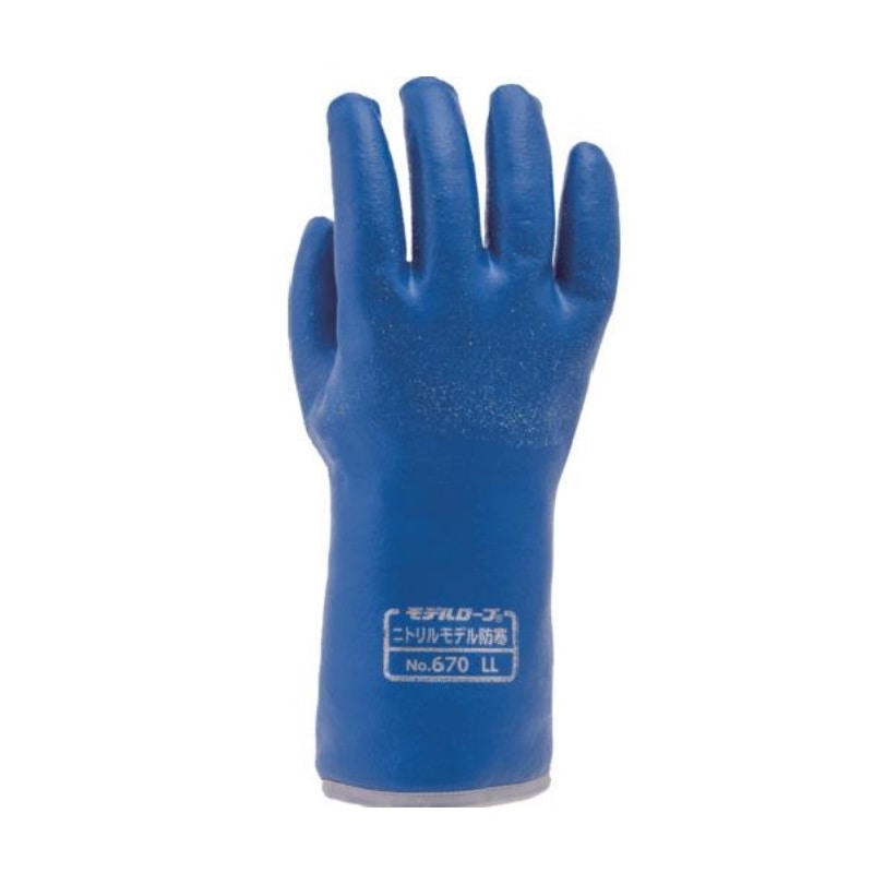 エステー 防寒手袋 モデルローブ ニトリル M No．670 の通販