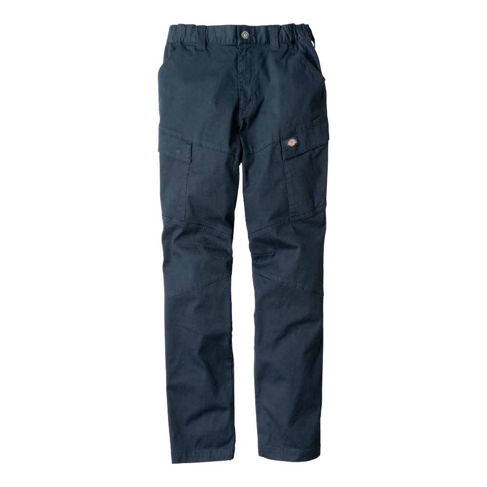 Dickies ストレッチヘリンボーンカーゴパンツ ネイビー L