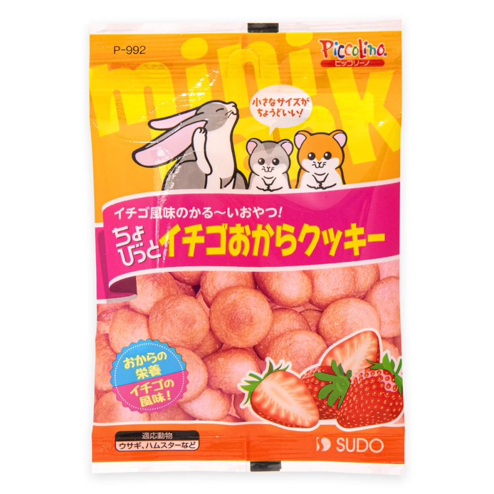 スドー ピッコリーノ ちょびっとイチゴおからクッキー 10g