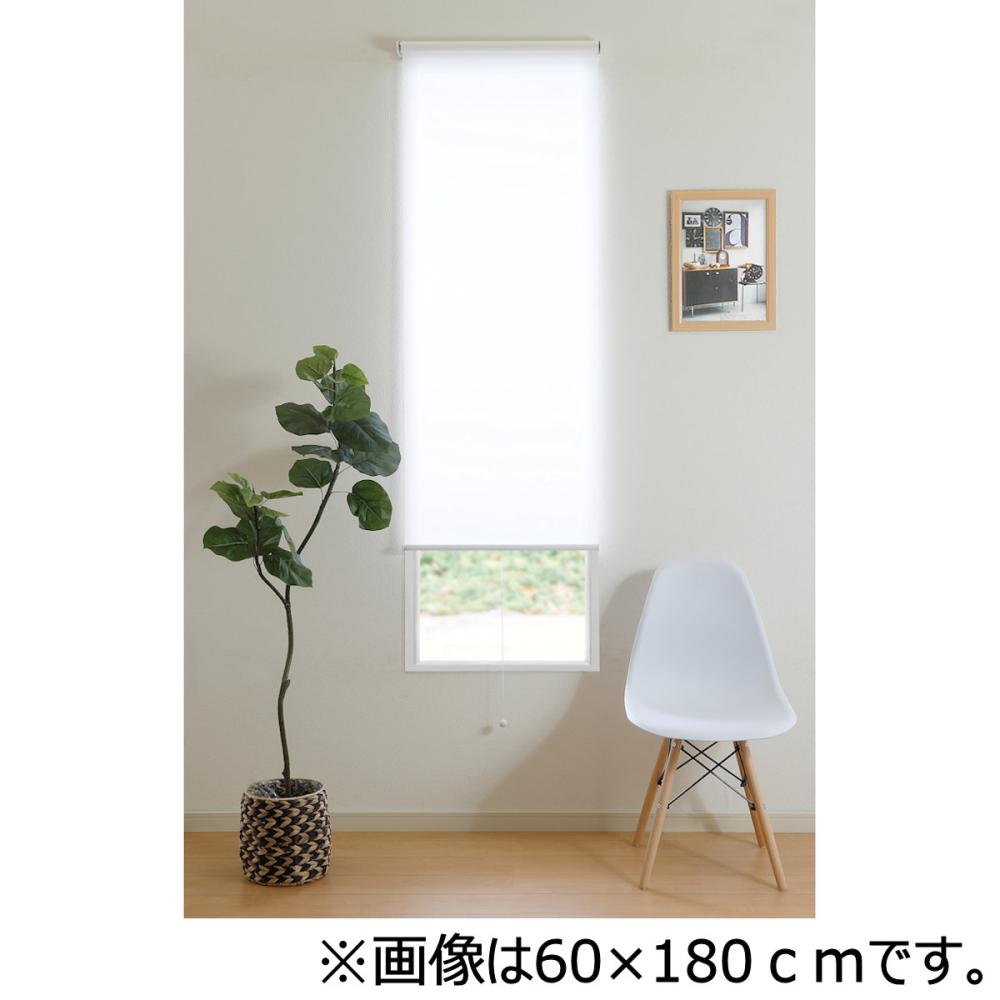 プルコード式ロールスクリーン プルジナ アイボリー 180