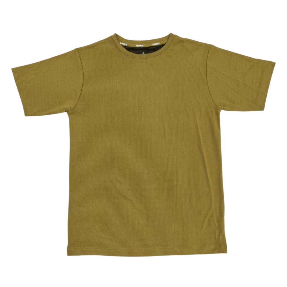 SOLVIC(ソルビック) 持続冷感エアロアイス Tシャツ イエロー L