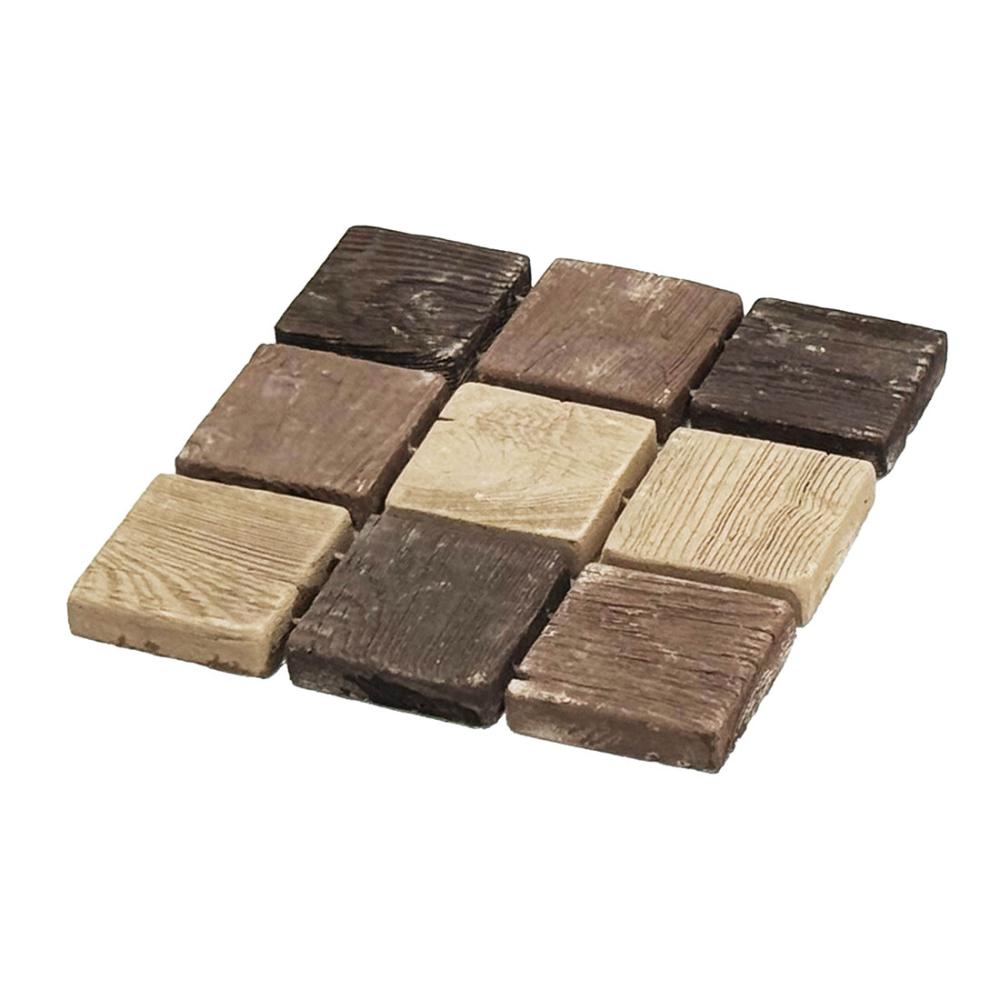 コメリ　ジョイント平板　木調　３０×３０×２．５ｃｍ