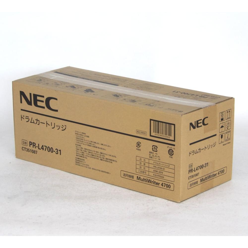 ＮＥＣ　純正トナーカートリッジ　ＰＲ－Ｌ４７００－３１　
