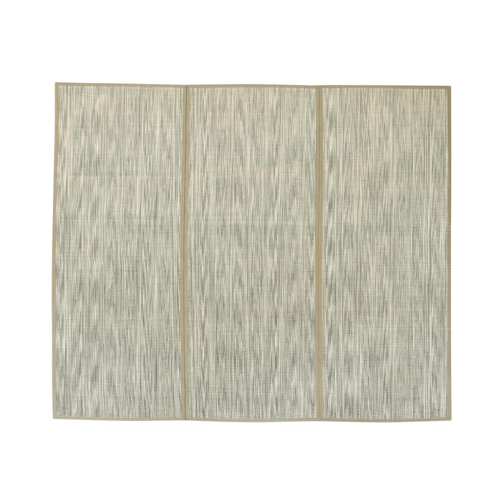 アテーナライフ　ウレタン竹ラグ　彩　グレー　１８０×１８０ｃｍ　約２畳