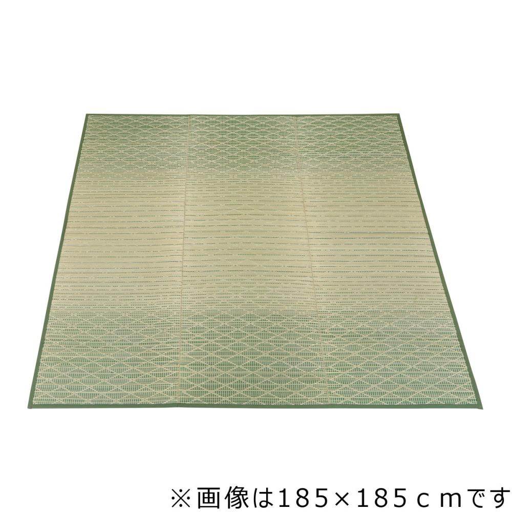 アテーナライフ　大判い草ウレタンラグ　緑陰　２３０×３３０ｃｍ　約４．９畳