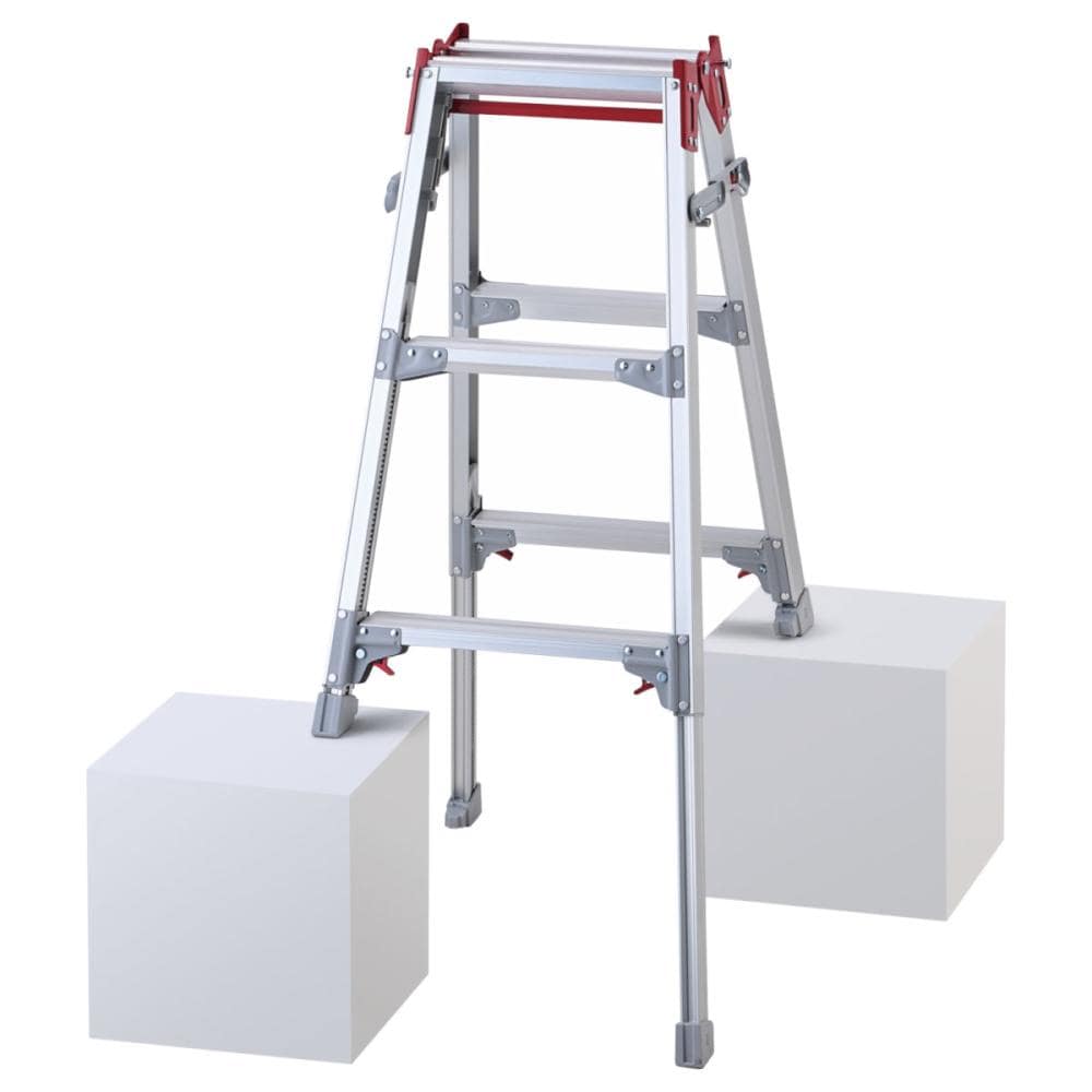 ラダー　脚立　ステップ8 Amazon.co.jp: アルミス 8WAYS ステップラダー 337cm 2台入 ASL
