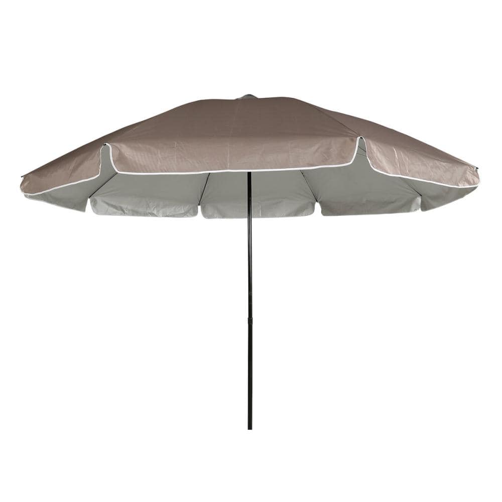 ナチュラルシーズン　ジャンボパラソル　２９０ｃｍ　モカ／シルバー