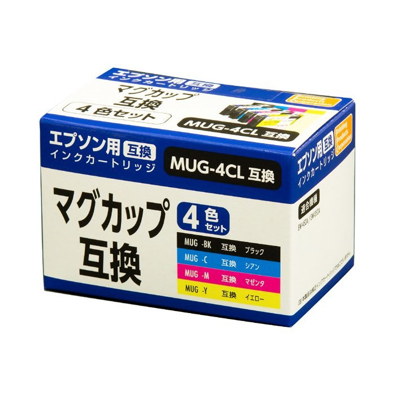 エプソン互換インク　　　　マグカップ　４色パック
